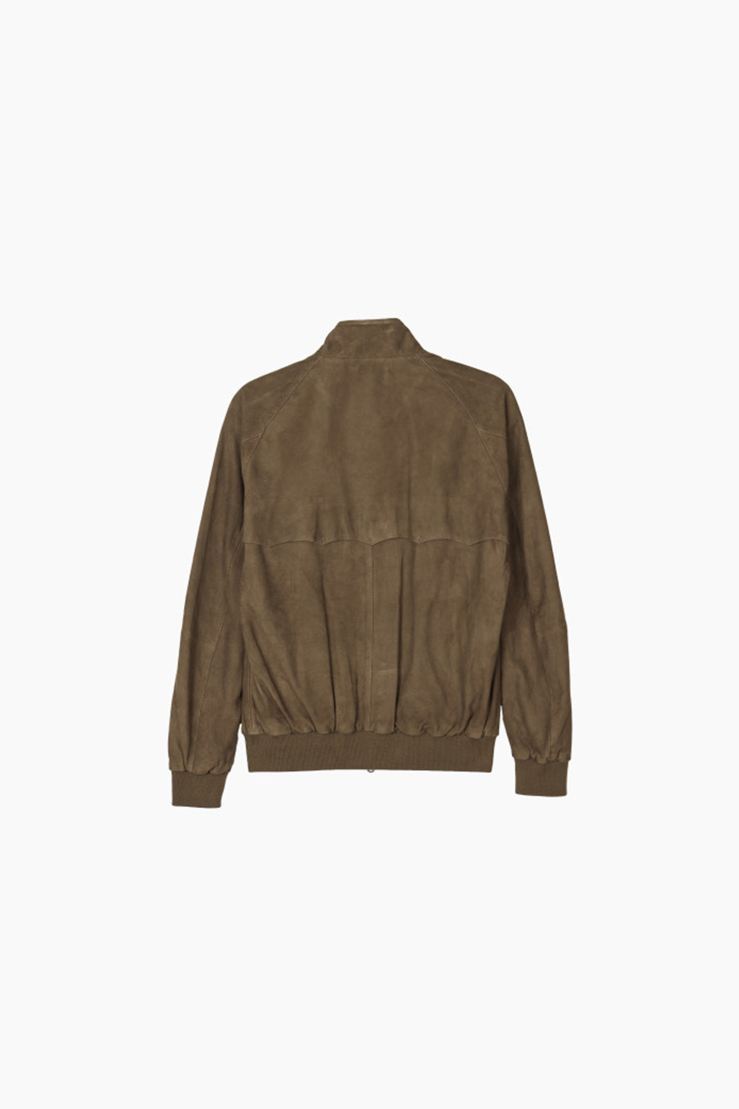 BARACUTA - 블루종/점퍼 - (BARACUTA) Winter G9 Suede - BRCPS0990 699 DARK OLIVE