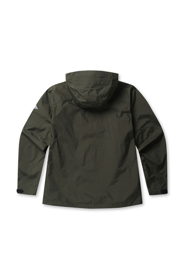 AND WANDER - 아노락/바람막이 - (AND WANDER) 2.5L hiker rain jacket - d.khaki