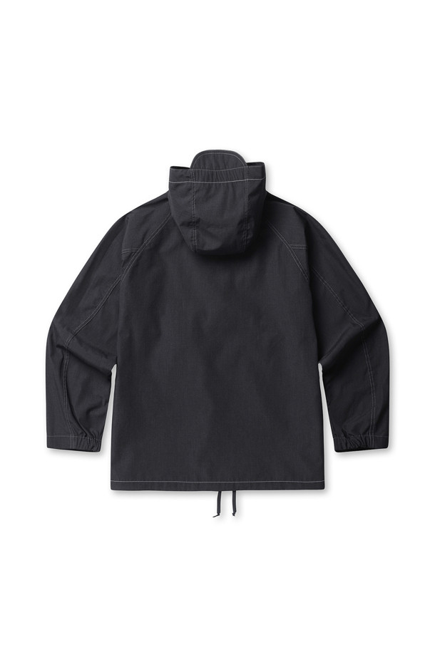 AND WANDER - 아노락/바람막이 - (AND WANDER) tough aramid hoodie - charcoal