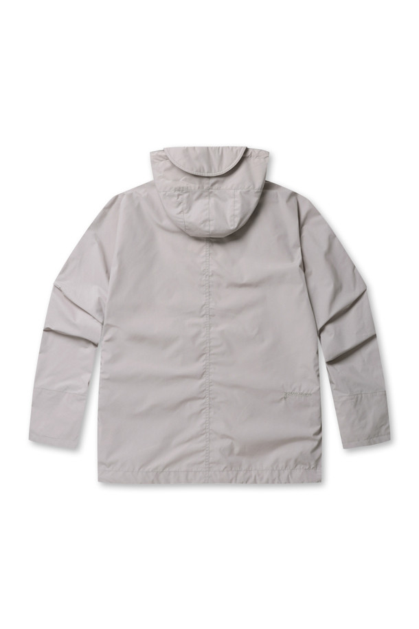 NANAMICA - 블루종/점퍼 - Hooded Deck Jacket - Gray Beige