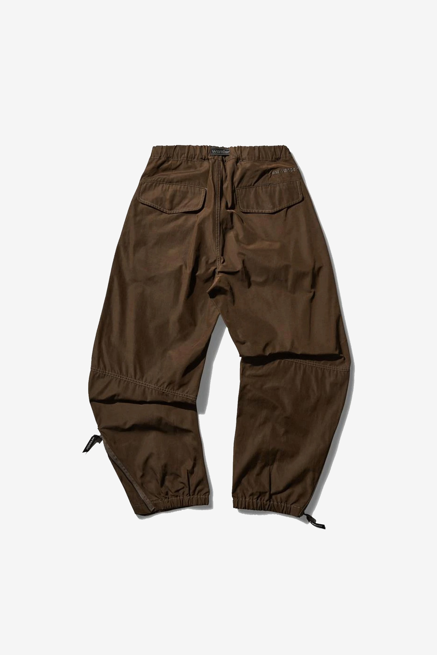 AND WANDER - 롱팬츠 - (AND WANDER) high count cloth side zip hem pants - 5744282185 181 D.KHAKI