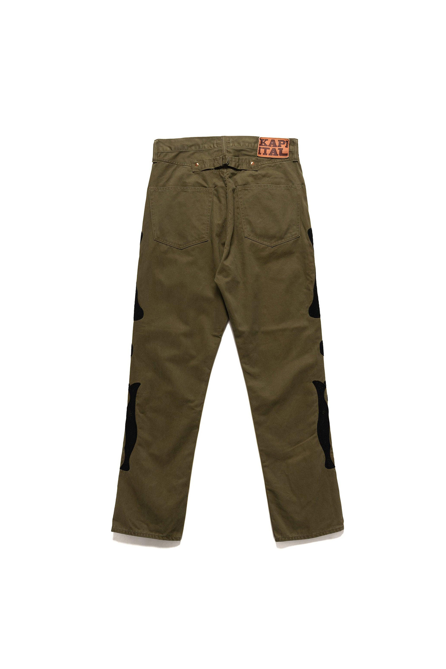 Kapital - 캐주얼팬츠 - (KAPITAL) Chino Mexican Tuxedo 5P Okagilly - EK-1535LP Khaki