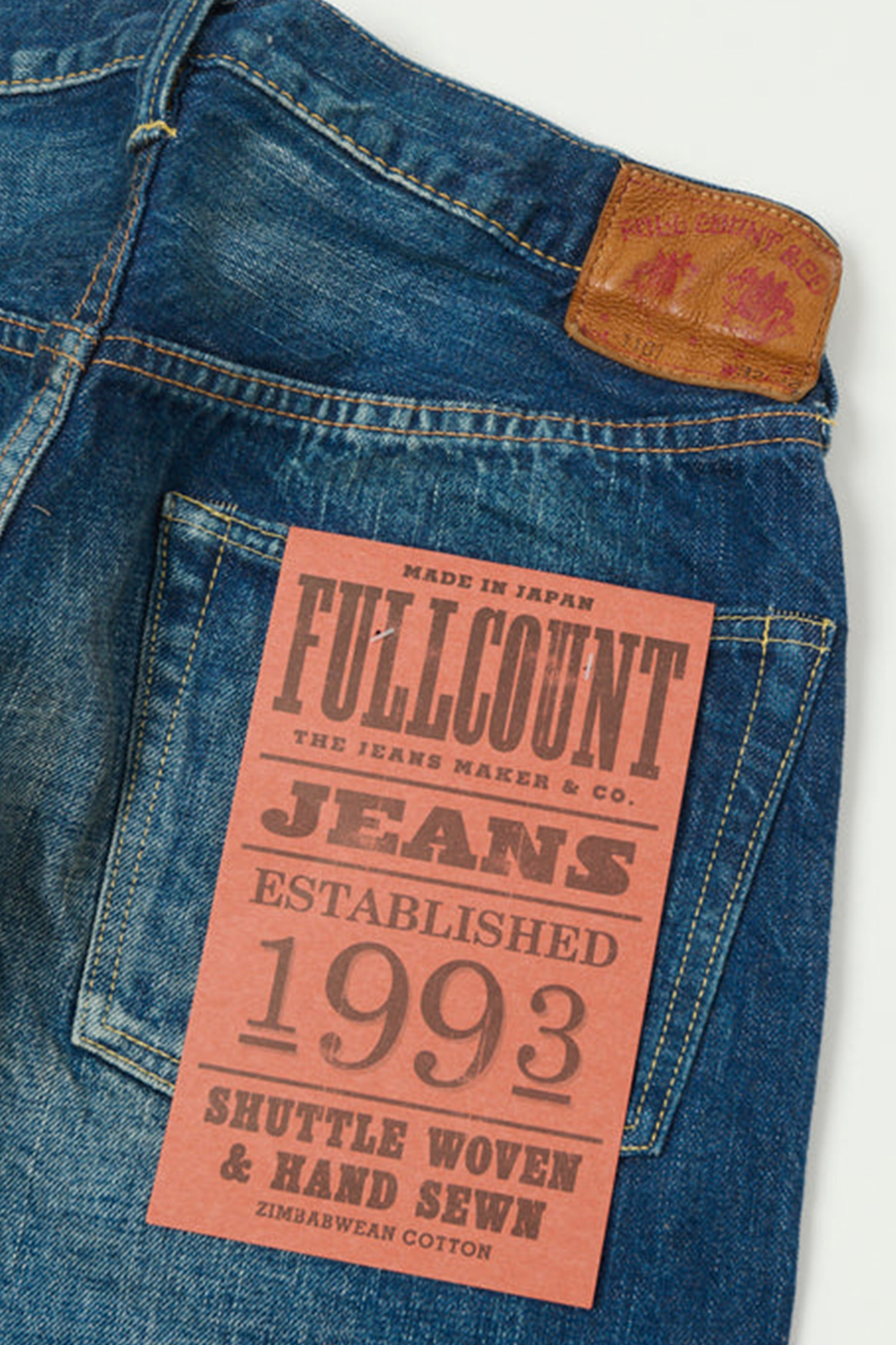 FULLCOUNT - 데님 - (FULLCOUNT) "More Than Real" Straight Denim - 1344(1101) IND