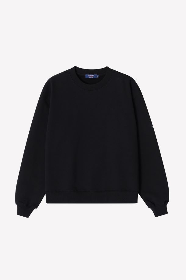Saint James - 스웨트셔츠 - (Saint James) Bon Bon Elbow Patches - Noir