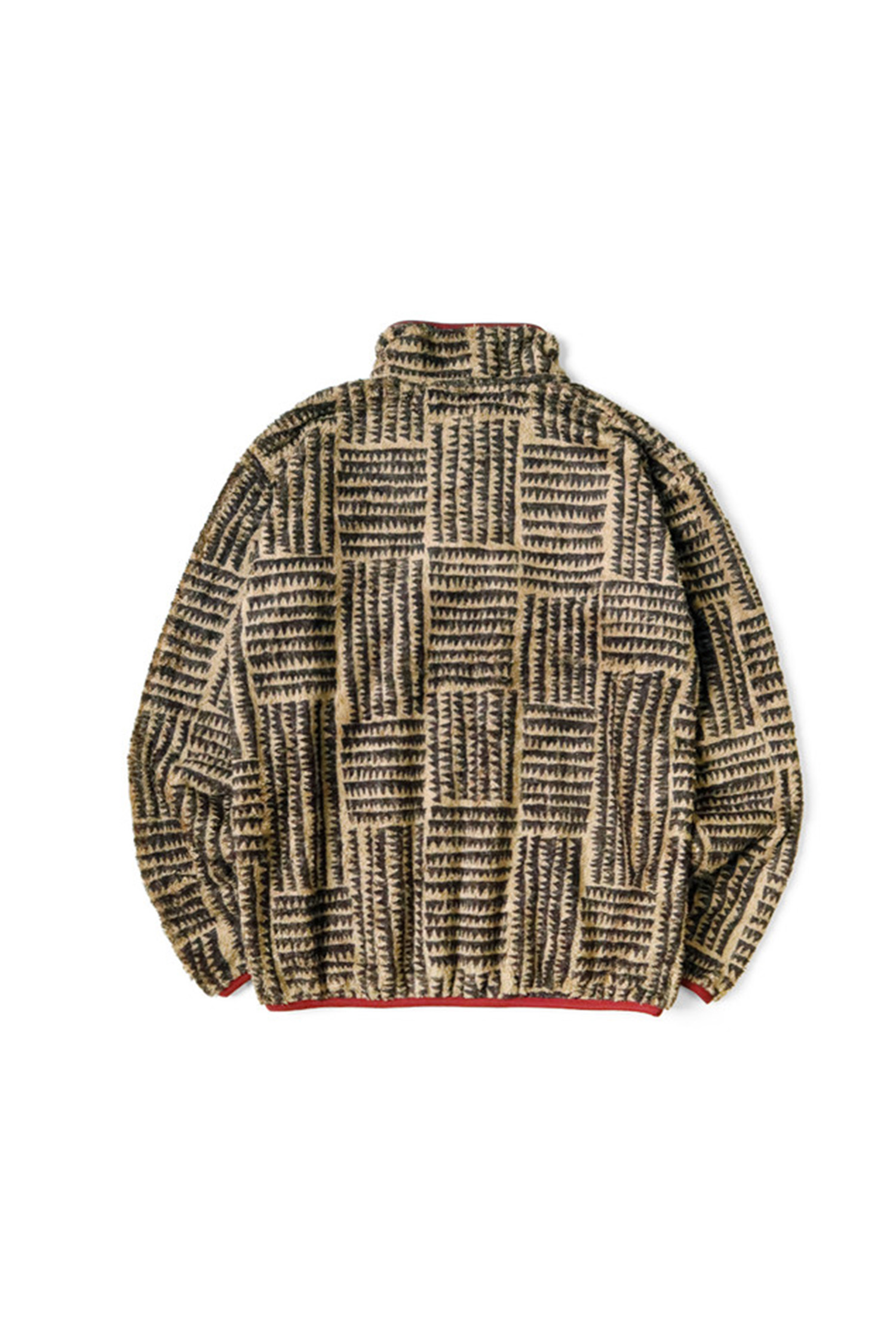 KAPITAL - 스웨트셔츠 - (KAPITAL) Hacksaw-Block Fleece Pullover - K2310LC102 Beige