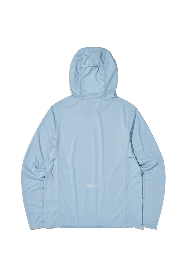 WELTER EXPERIMENT - 긴팔티셔츠 -  Brisa Pullover hoodie - SKY BLUE