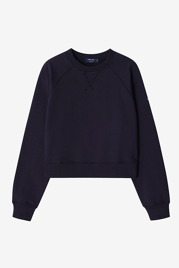 (Saint James) 봉 봉 쁘띠 - 다크 네이비는 캐주얼, 클래식, 미니멀 스타일을 즐기는 여성들을 위한 상의입니다. 부드러운 촉감의 프렌치 테리 면 소재로 제작되어 봄, 가을에 편안하게 착용할 수 있으며, 라운드넥과 래글런 소매 디자인이 특징입니다. 다크 네이비 컬러와 스트라이프 패턴이 조화롭게 어우러져 세련된 분위기를 연출하며, 하트 엘보 패치 디테일과 스티치 디테일이 포인트를 더합니다. 크롭 기장으로 동네 마실룩, 카페룩, 봄 소풍룩 등 다양한 TPO에 활용하기 좋습니다.
