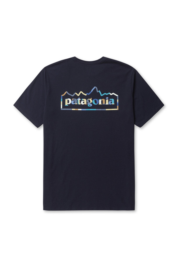 PATAGONIA - 반팔티셔츠 - Mens Unity Fitz Responsibili Tee - New Navy