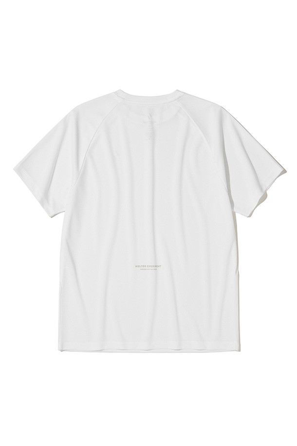 WELTER EXPERIMENT - 반팔티셔츠 - Brisa Raglan T-shirt - WHITE