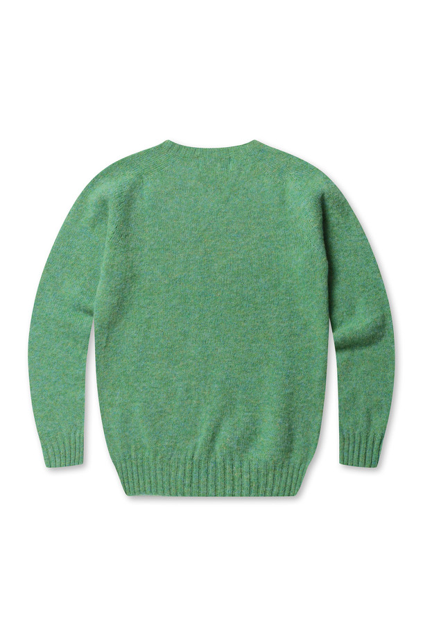 Harley of Scotland - 스웨터 - (HARLEY OF SCOTLAND) SHAGGY DOG CREW NECK SWEATER - M3834-7 MINTLA