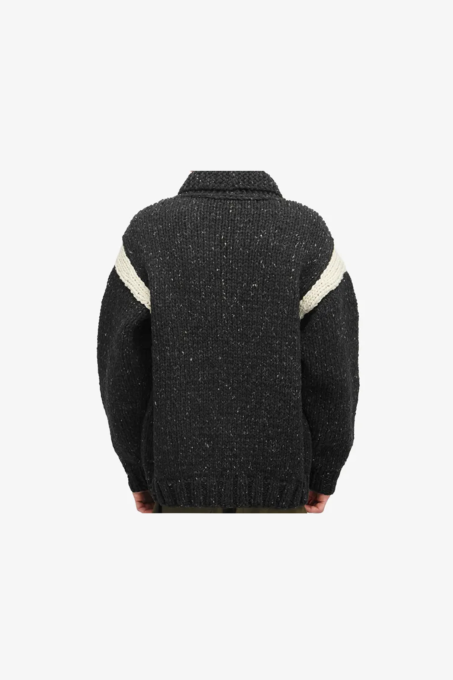 visvim - 가디건 - (VISVIM) COWICHAN HAND KNIT - 0124205012003 BLACK