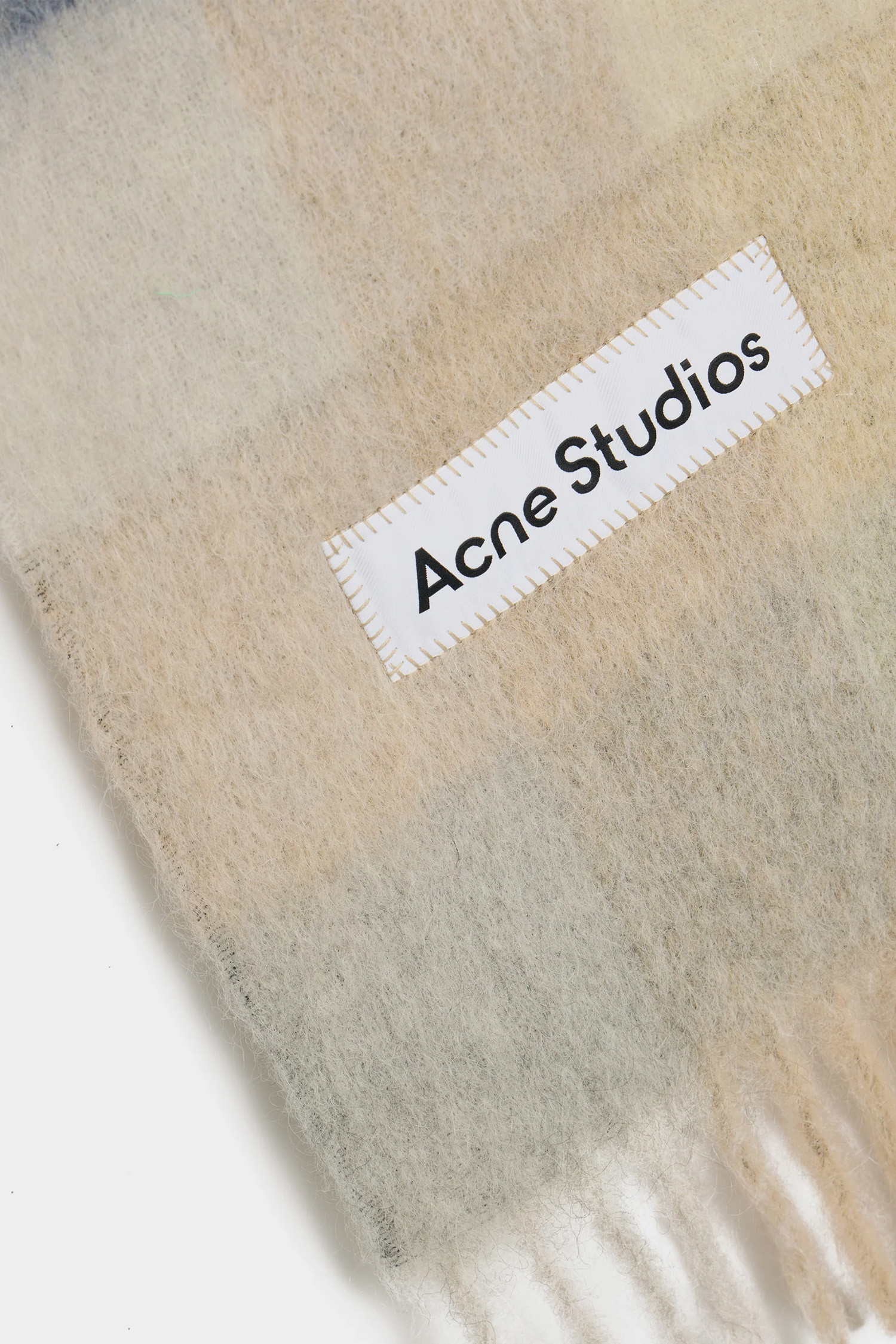 Acne Studios - 스카프/머플러 - (ACNE STUDIOS) MOHAIR CHECKED SCARF FN-UX-SCAR000115 VANILLA/BEIGE/LAVENDER