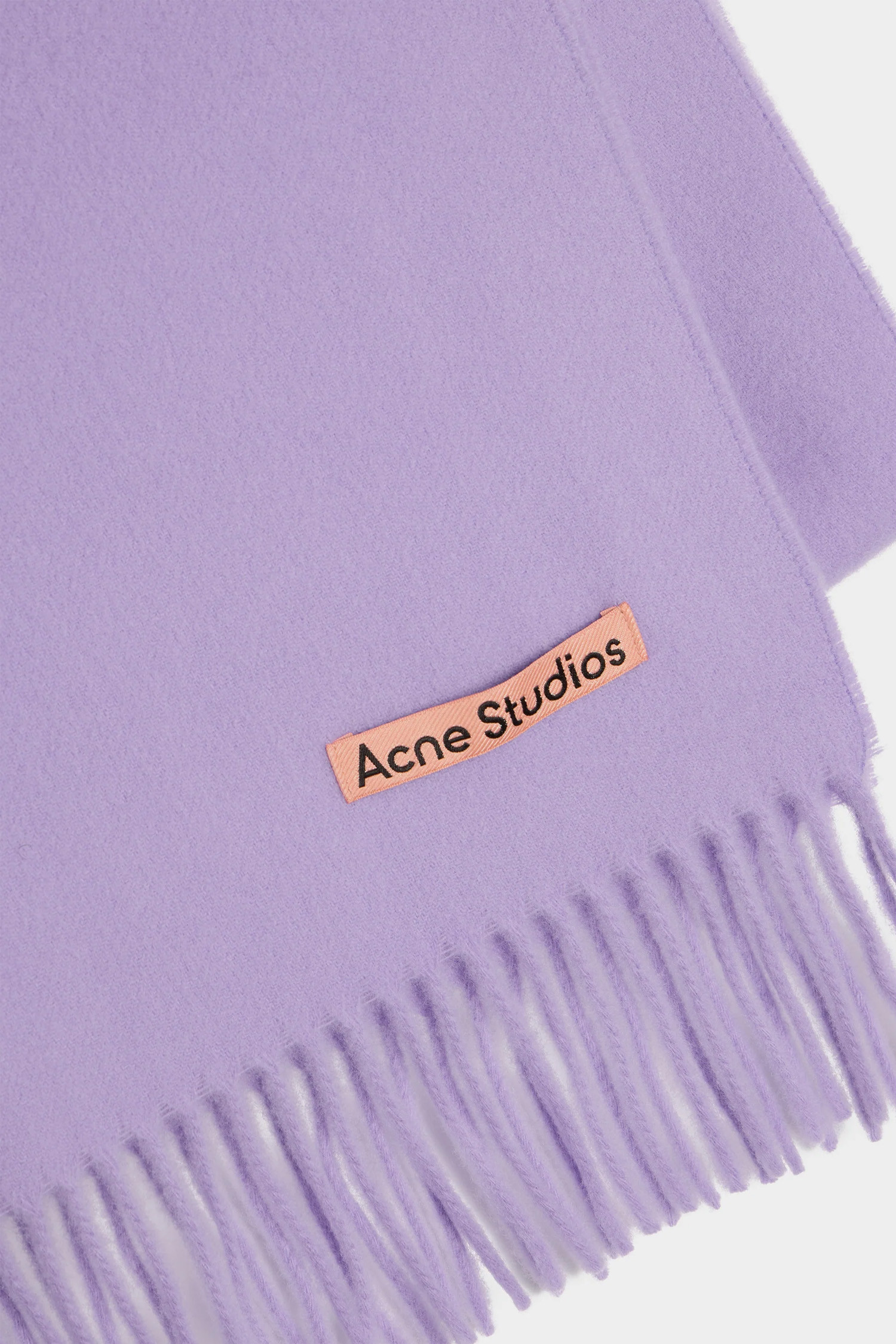 Acne Studios - 스카프/머플러 - (ACNE STUDIOS) FRINGE WOOL SCARF SLIM FN-UX-SCAR000218 BRIGHT PURPLE