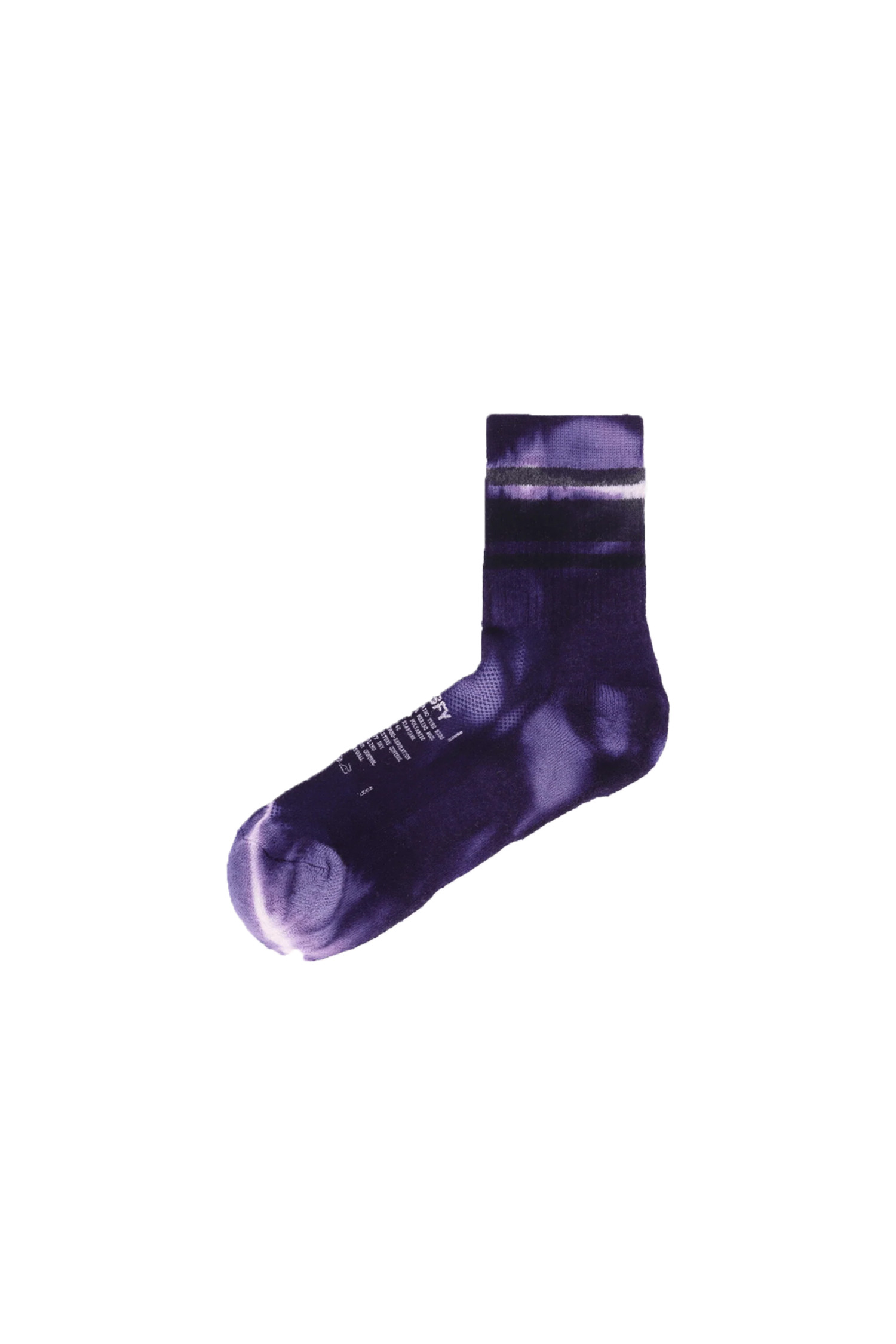 Satisfy - 양말 - (SATISFY RUNNING) Merino Tube Socks - 32000 DK Purple Dye