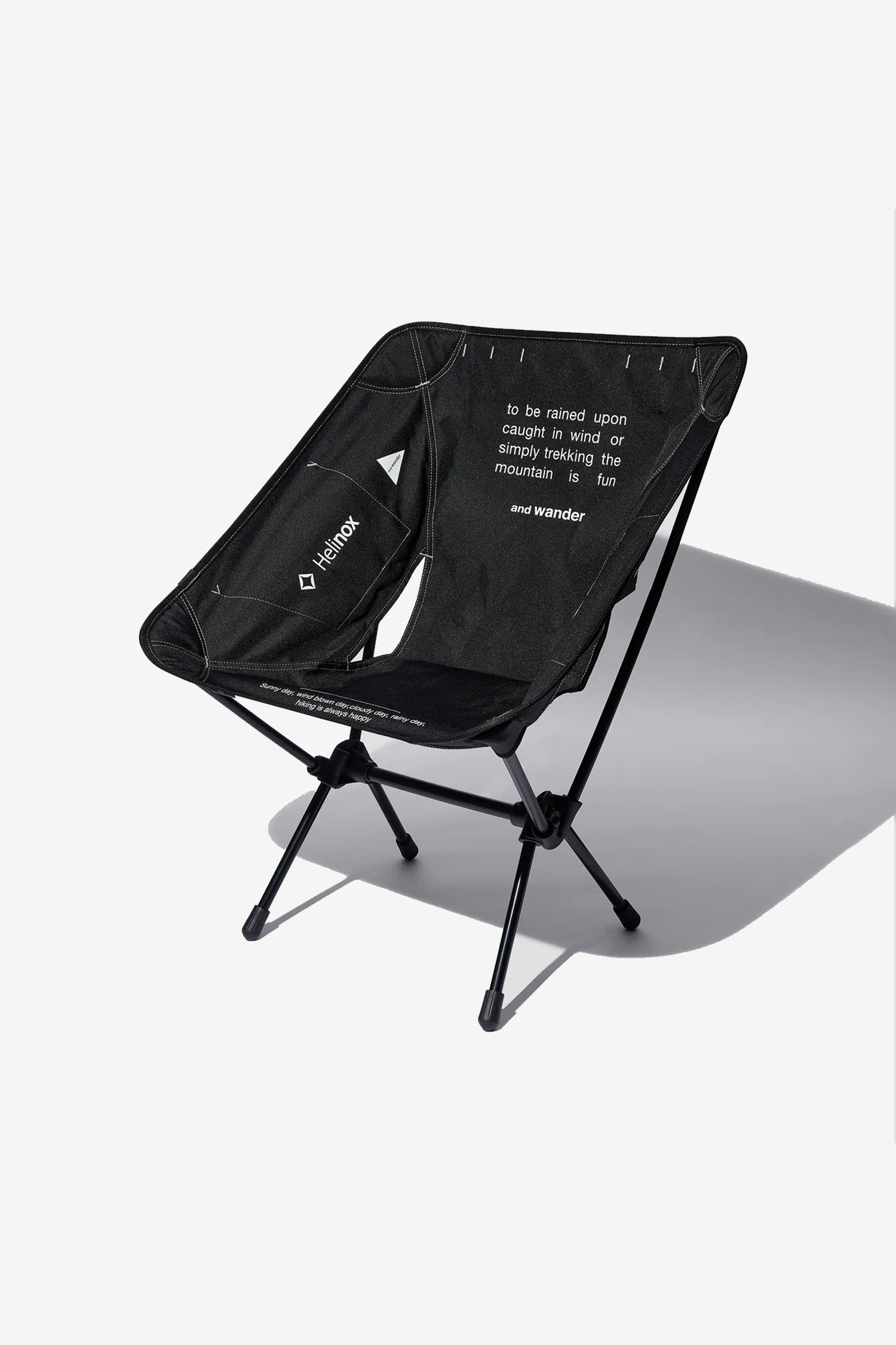 AND WANDER - 아웃도어 장비/용품 - (AND WANDER) Helinox × and wander folding chair one - 5744977380 010 BLACK