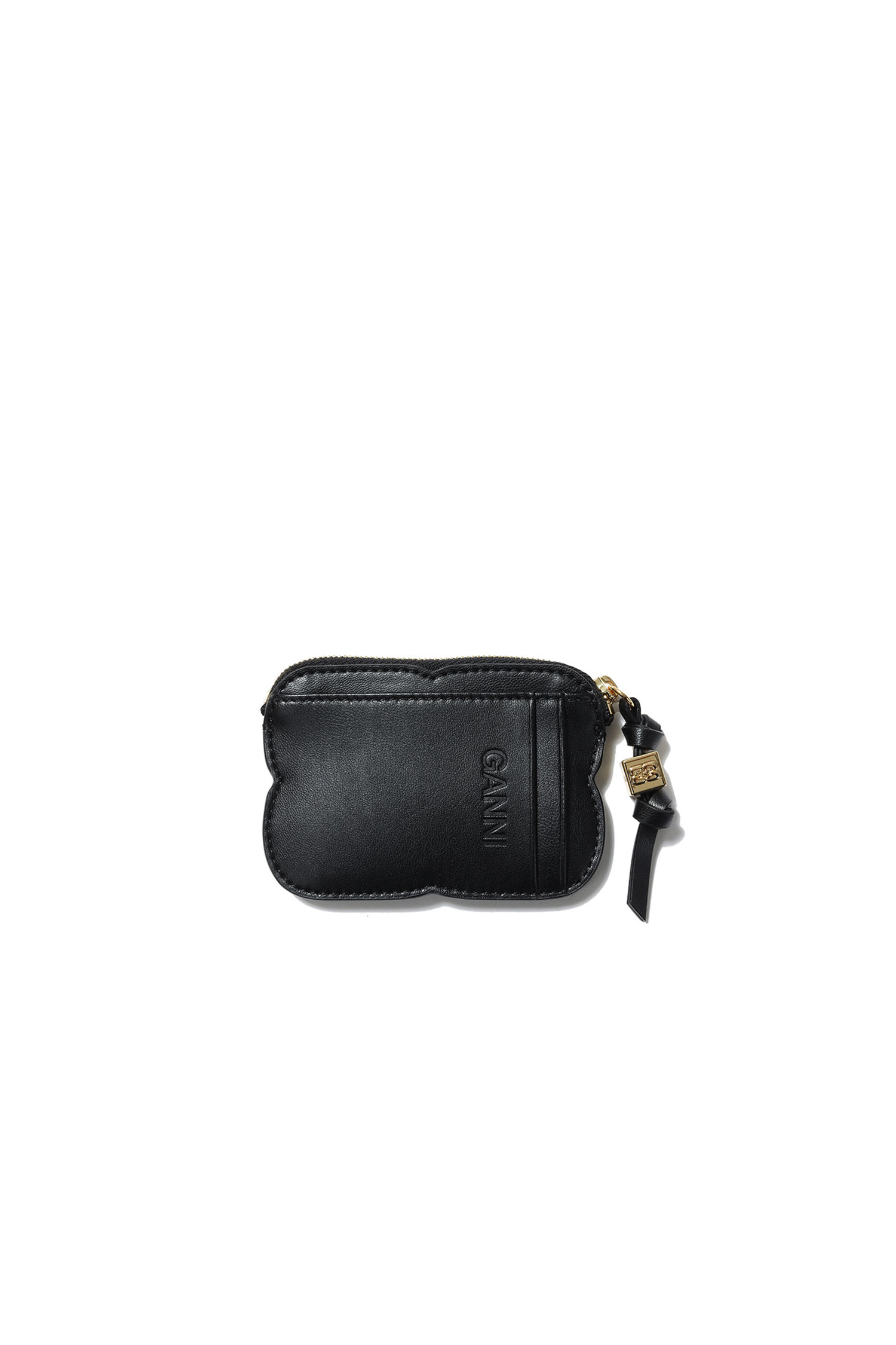 GANNI - 반지갑 - (GANNI) Bou Zipped Wallet - A6150 099 BLACK