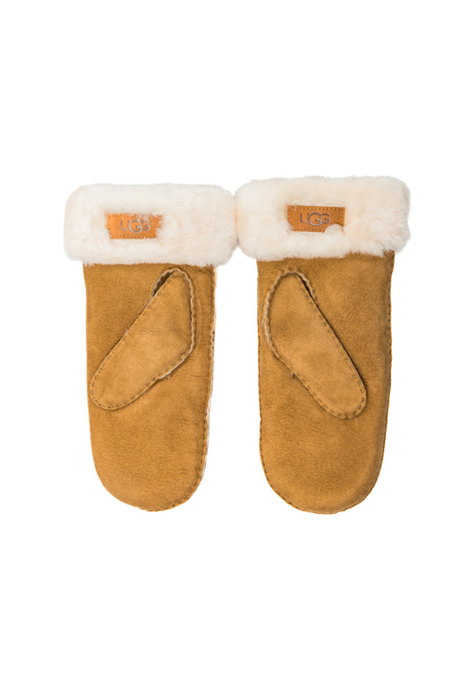 UGG - 장갑 - (UGG) ATHERSON EMBROIDERED MITTEN - 100907 CHESTNUT