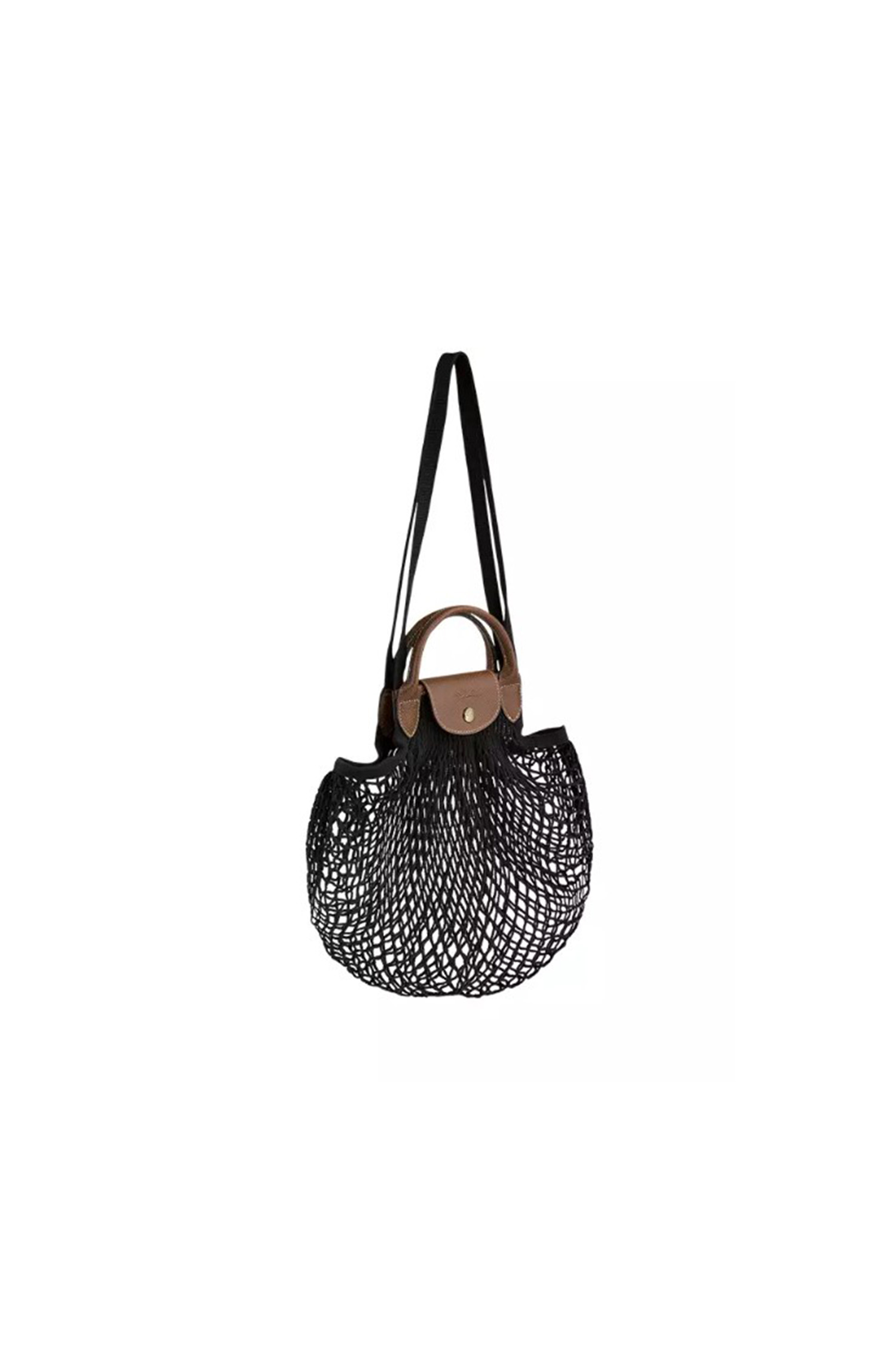 LONGCHAMP - 토트백 - (LONGCHAMP) LE PLIAGE FILET L MESH BAG - 10121HVH 001 BLACK