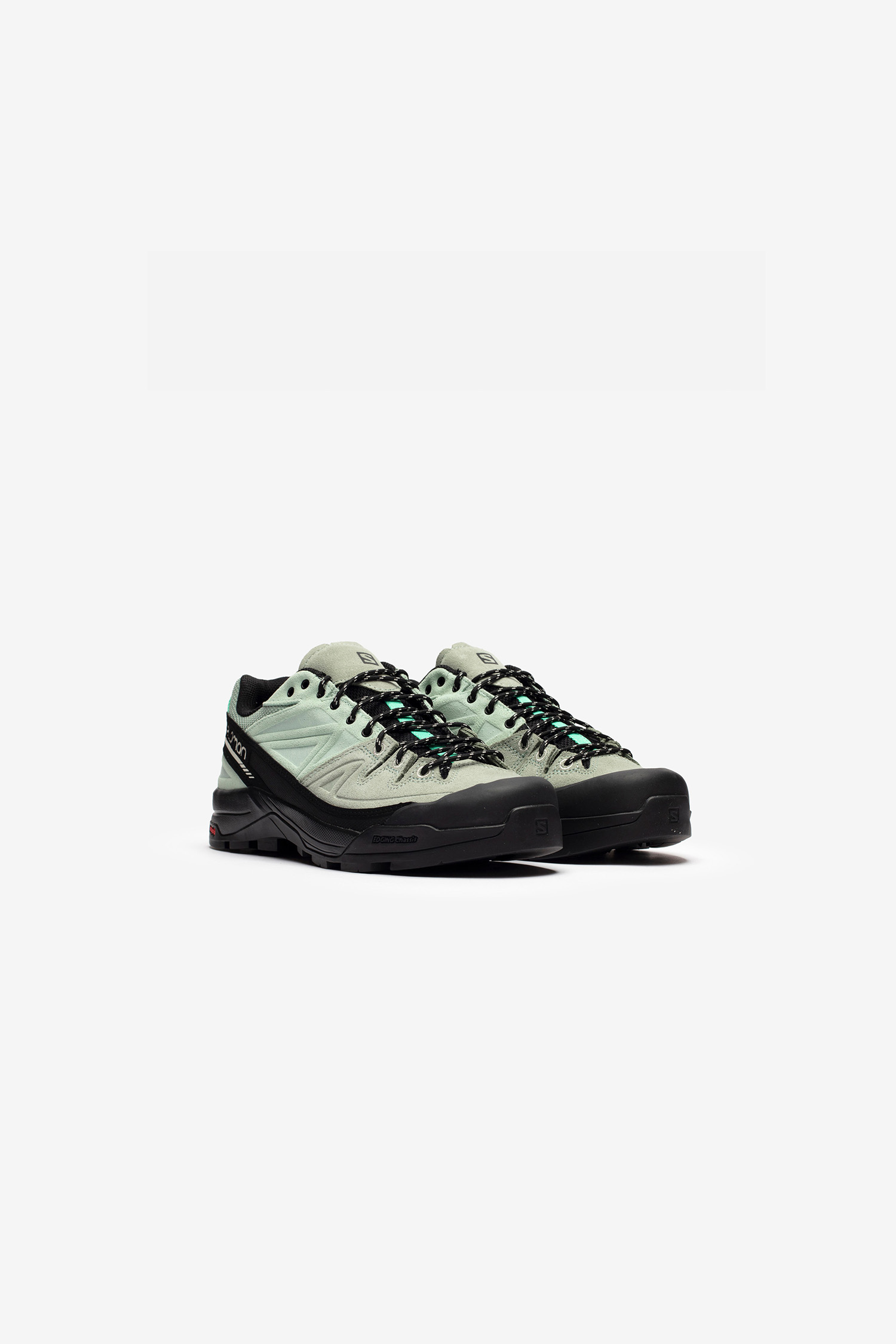 Salomon - 스니커즈 - (SALOMON) X-ALP LEATHER - L47596100 Black / Green Milieu / Bay