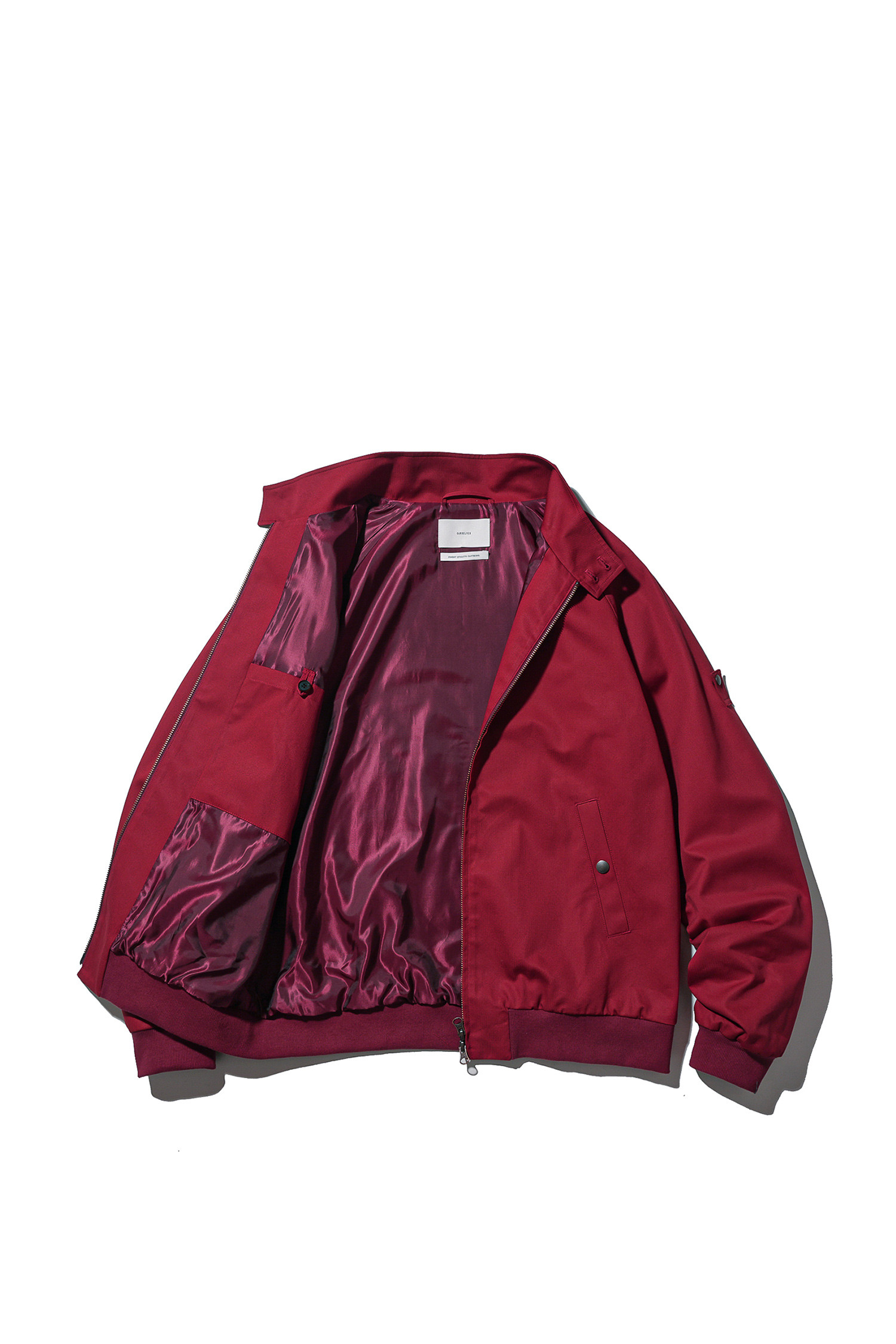 OURSELVES - 블루종/점퍼 - (OURSELVES) Micro Herrington Jacket - Red