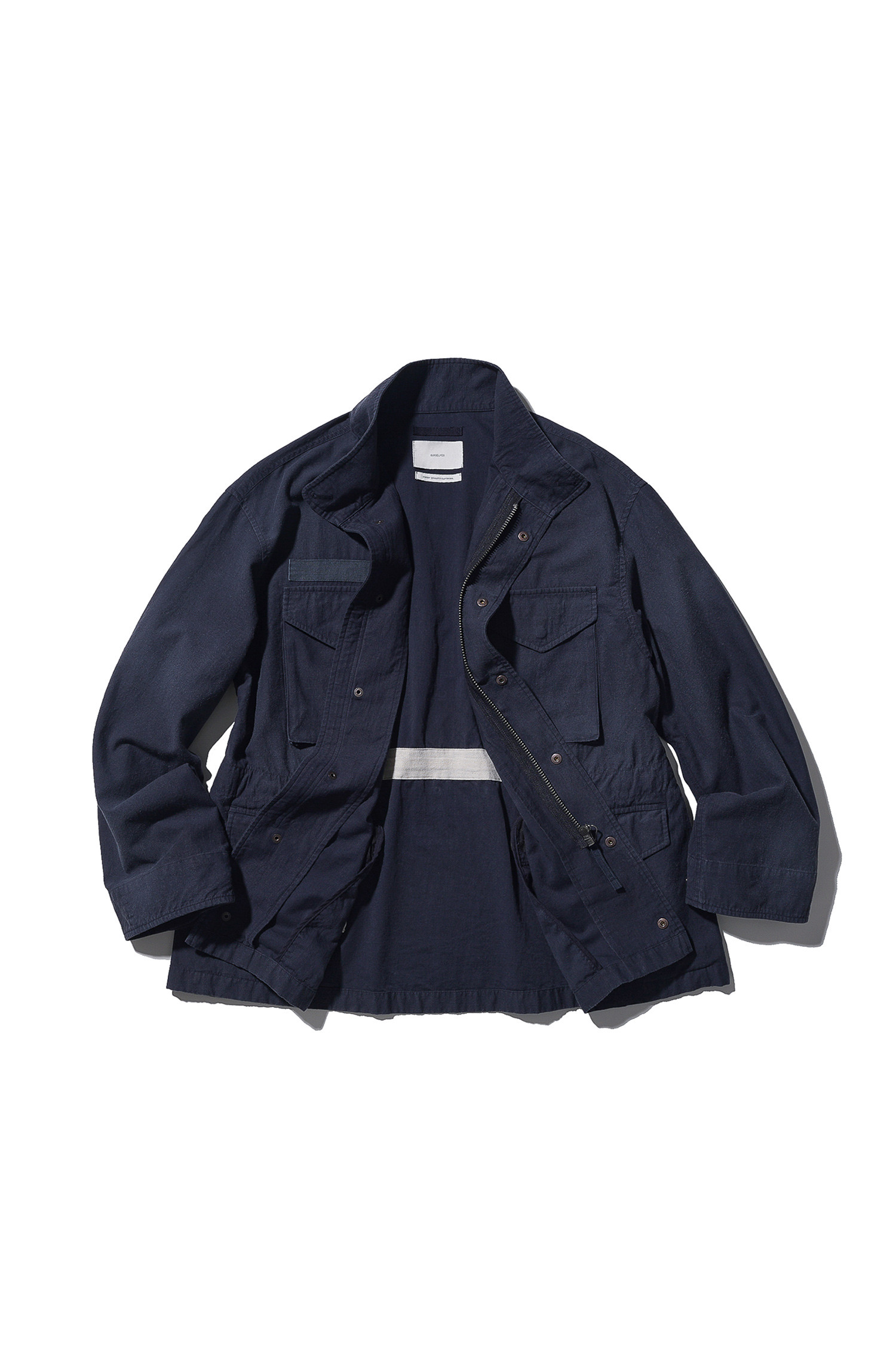 OURSELVES - 사파리/필드자켓 - (OURSELVES) Powder Washed M-65 Field Jacket - Navy