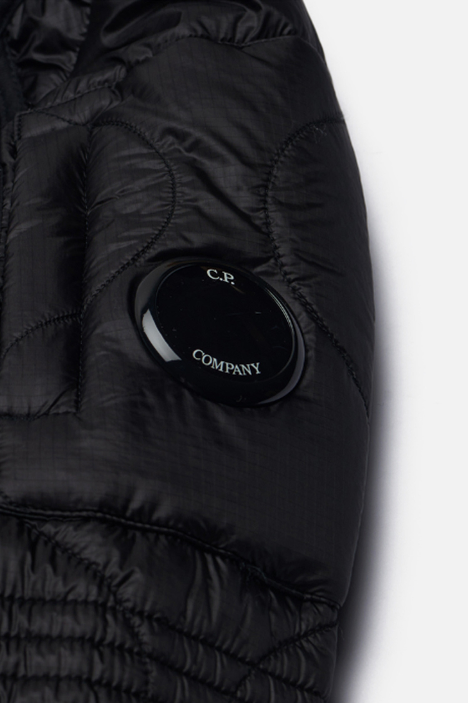 C.P COMPANY - 다운/패딩 - (C.P. COMPANY) LINER PADDED BOMBER JACKET - 17CMOW010A110158A BLACK