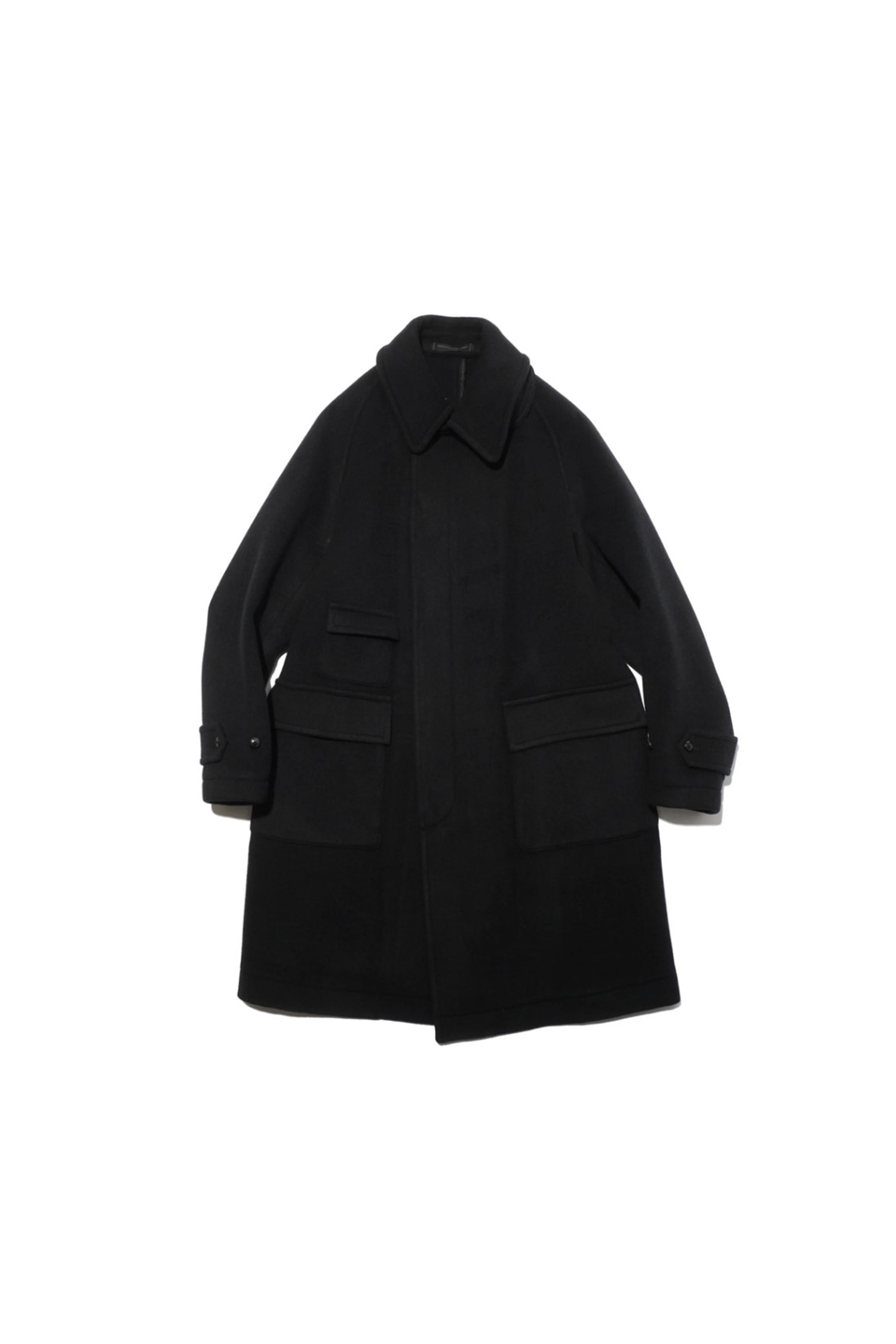 KAPTAIN SUNSHINE - 코트 - (KAPTAIN SUNSHINE) Traveller Coat - KS24FCO01 TOP BLACK