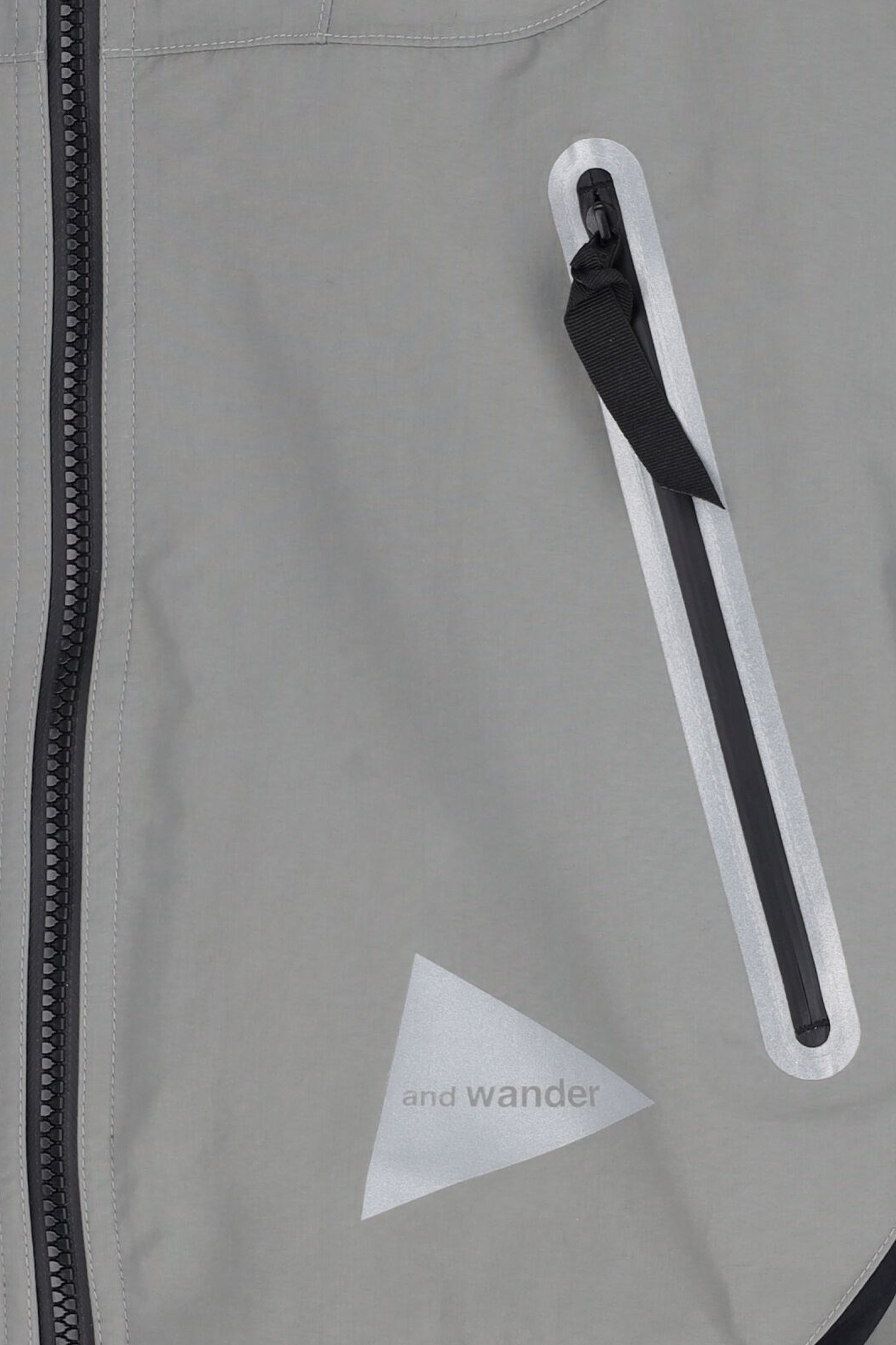 AND WANDER - 고어자켓 - (AND WANDER)  loose fitting rain jacket - 5744211198 020 GRAY