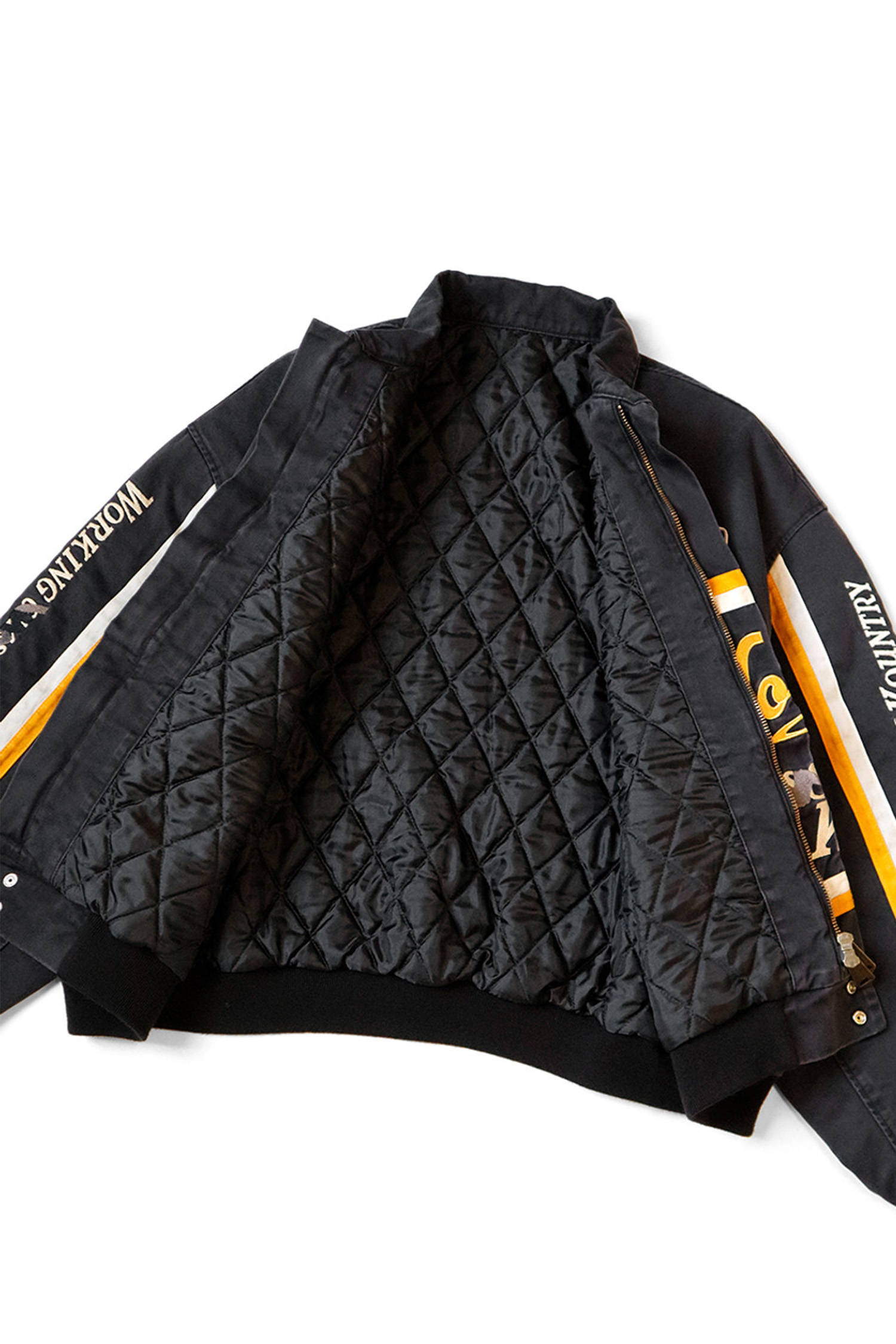 KAPITAL - 블루종/점퍼 - (KAPITAL) Chino Ad Racing Drizzler Jkt - K2310LJ090 Black