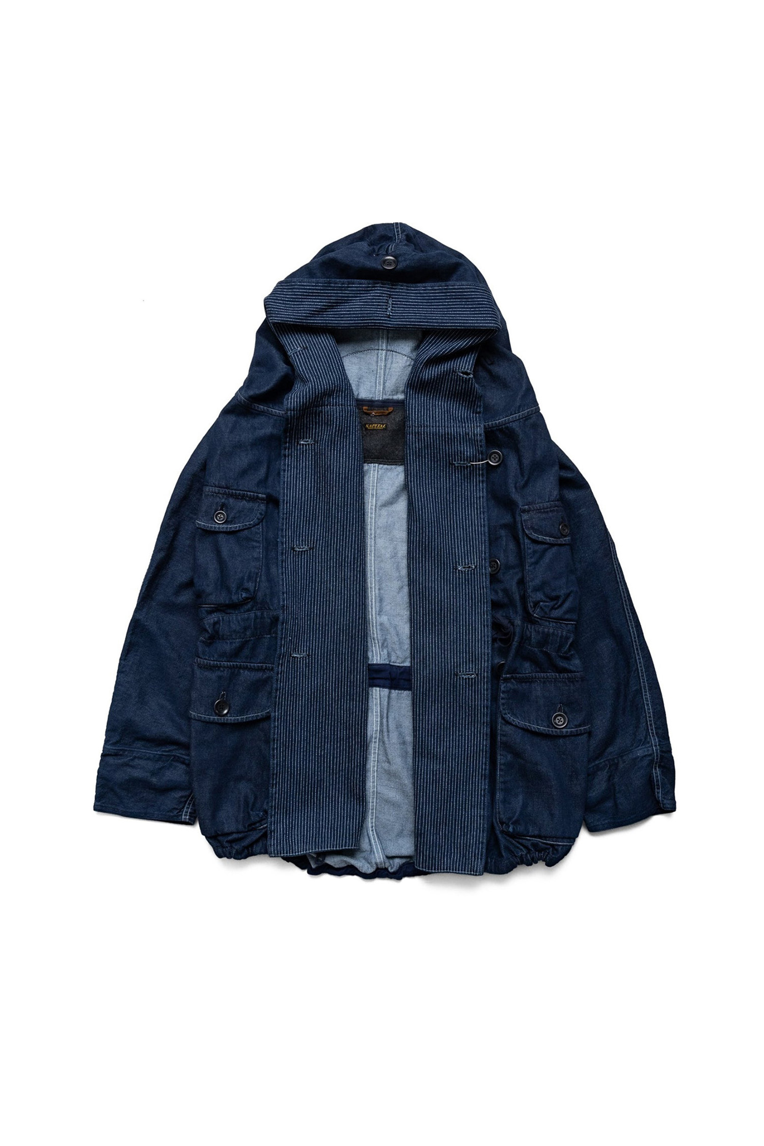 KAPITAL - 사파리/필드자켓 - (KAPITAL) 10Oz Denim Ring Coat - EK-1475LJ Idg