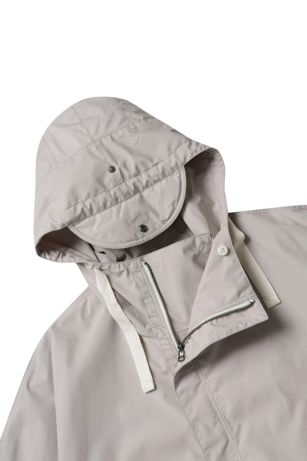 NANAMICA - 블루종/점퍼 - Hooded Deck Jacket - Gray Beige