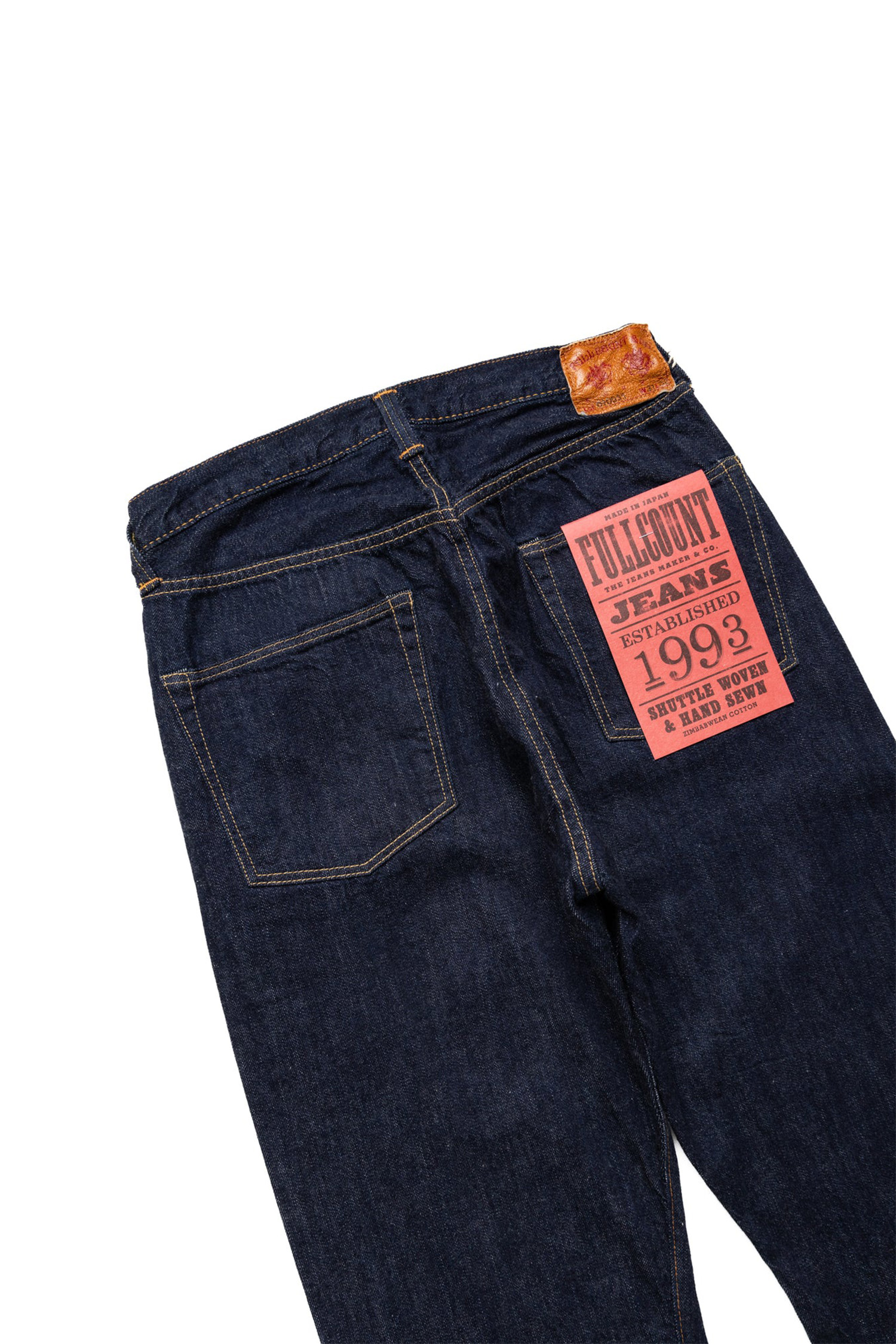 FULLCOUNT - 데님 - (FULLCOUNT) Wide Denim (Super Smooth) ONE WASH - 0105SS IND