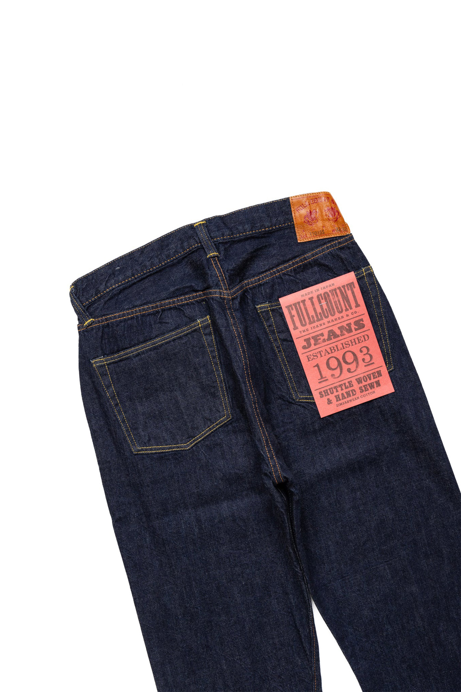 FULLCOUNT - 데님 - (FULLCOUNT) Straight Denim (Super Smooth) ONE WASH - 1101SS IND