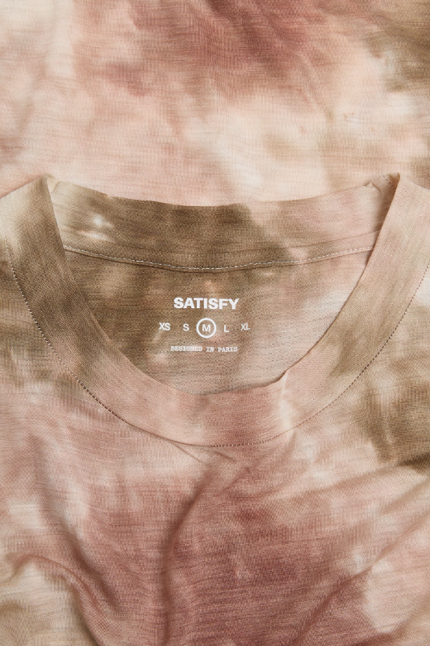 SATISFY - 긴팔티셔츠 - (SATISFY RUNNING) CloudMerino Long Tee - 11003 Batik Seed Tye Dye