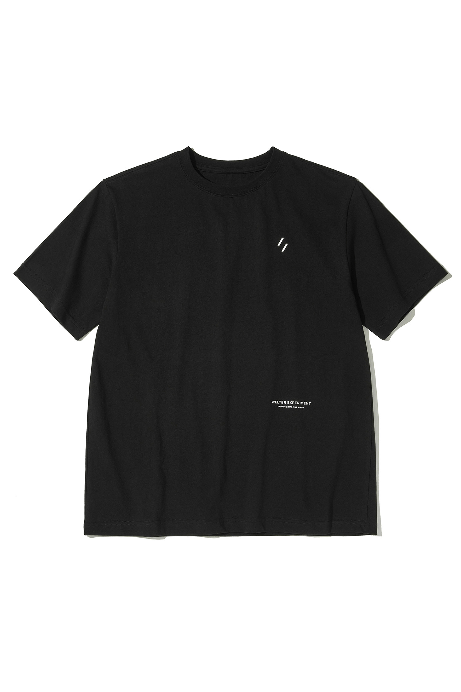 WELTER EXPERIMENT - 반팔티셔츠 - Sunrise T-shirt - BLACK