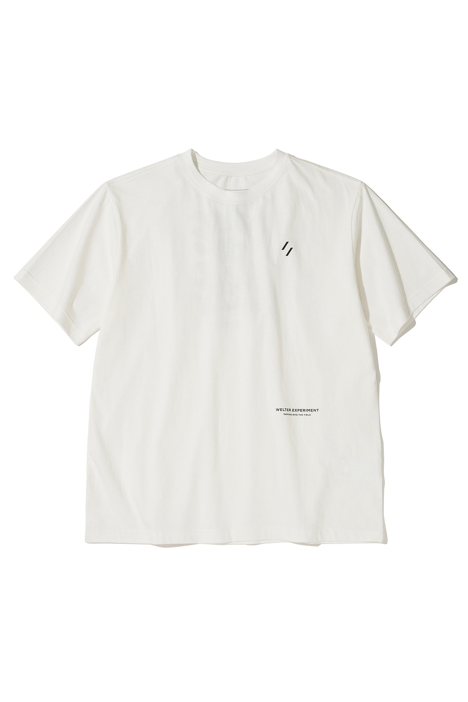 WELTER EXPERIMENT - 반팔티셔츠 - Sunrise T-shirt - WHITE