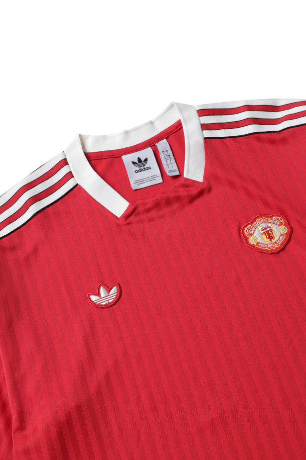 ADIDAS - 반팔티셔츠 - Manchester United Terrace Icons Jersey (Gender Neutral) - Mufc Red