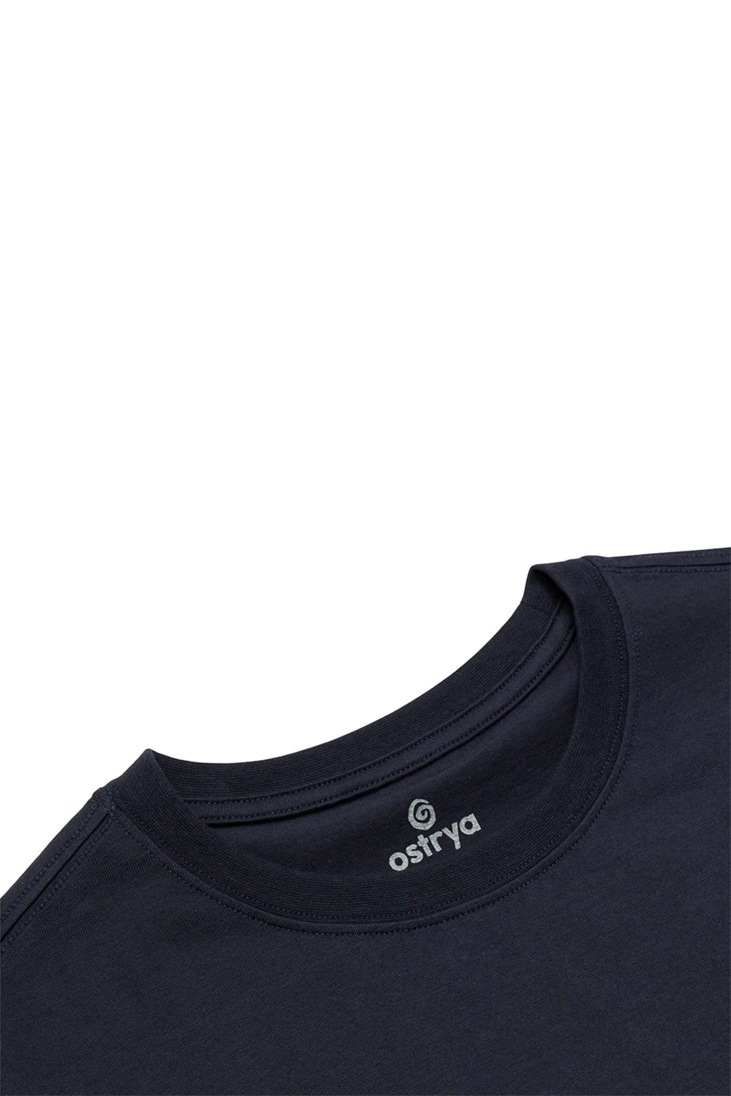 OSTRYA - 반팔티셔츠 - Core Logo Heavy Du-Tee - Washed Black