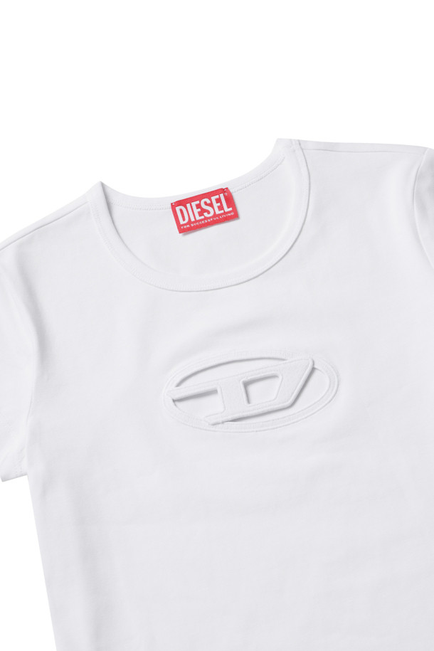DIESEL - 반소매 티셔츠 - T Angie T-shirt - White