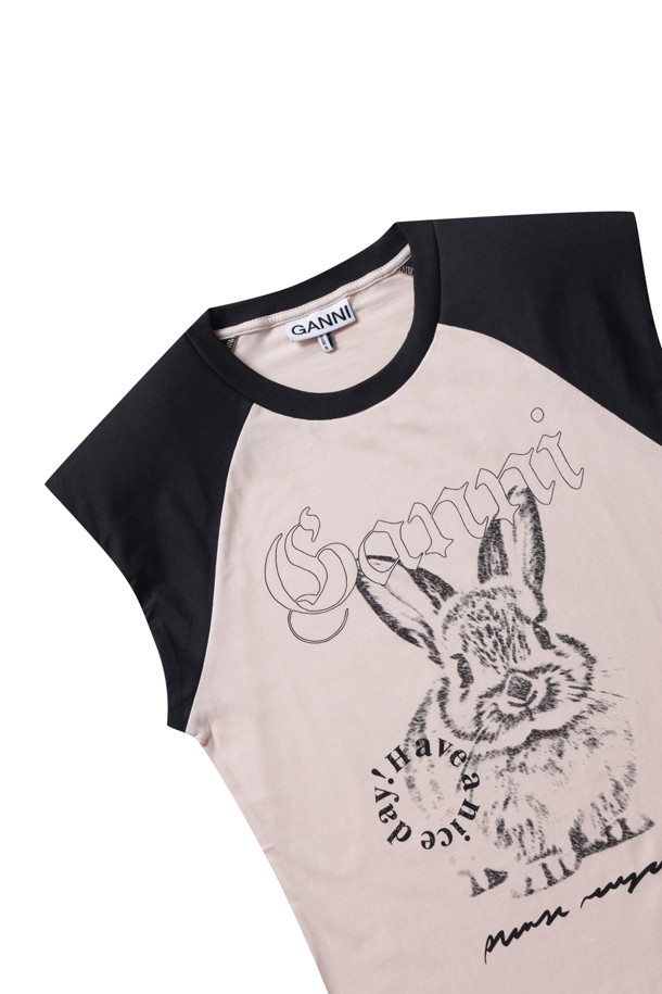 (関税・送料込)Ganni Primrose Pink Basic Jersey Bunny T-shirt T4159_3575_065_1.jpg?sw=2000