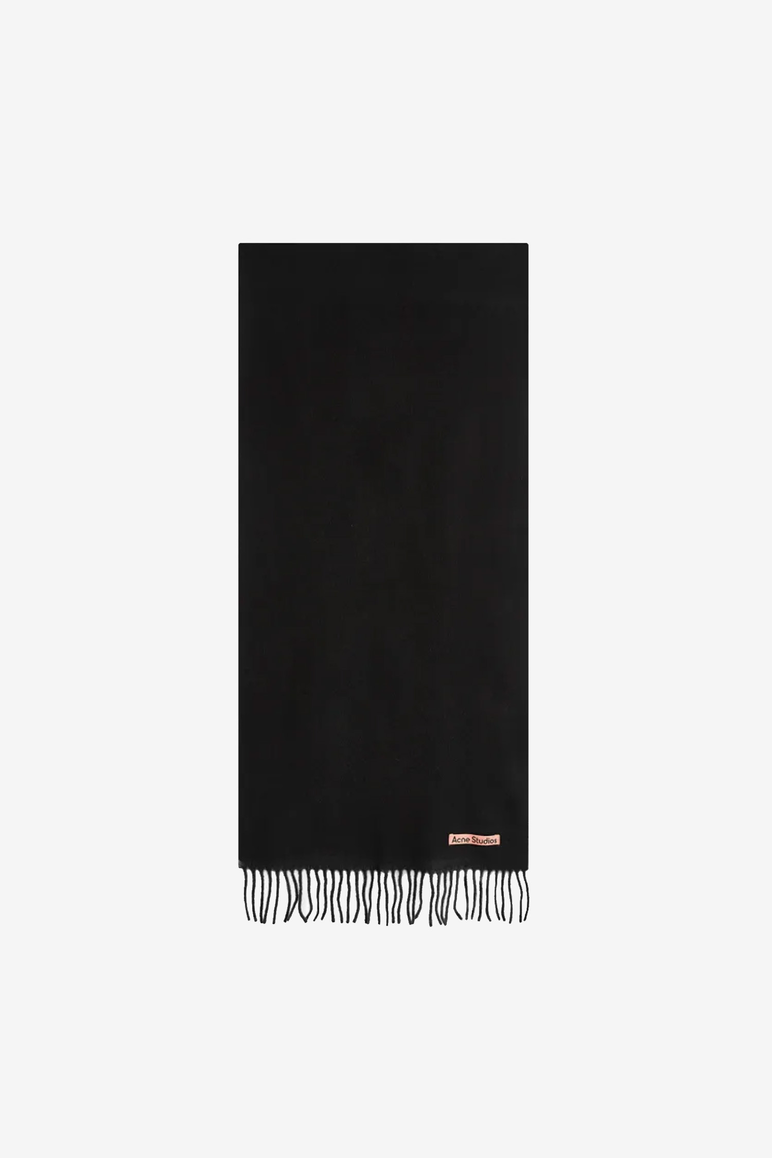 Acne Studios - 스카프/머플러 - (ACNE STUDIOS) FRINGE WOOL SCARF SLIM FN-UX-SCAR000218 BLACK