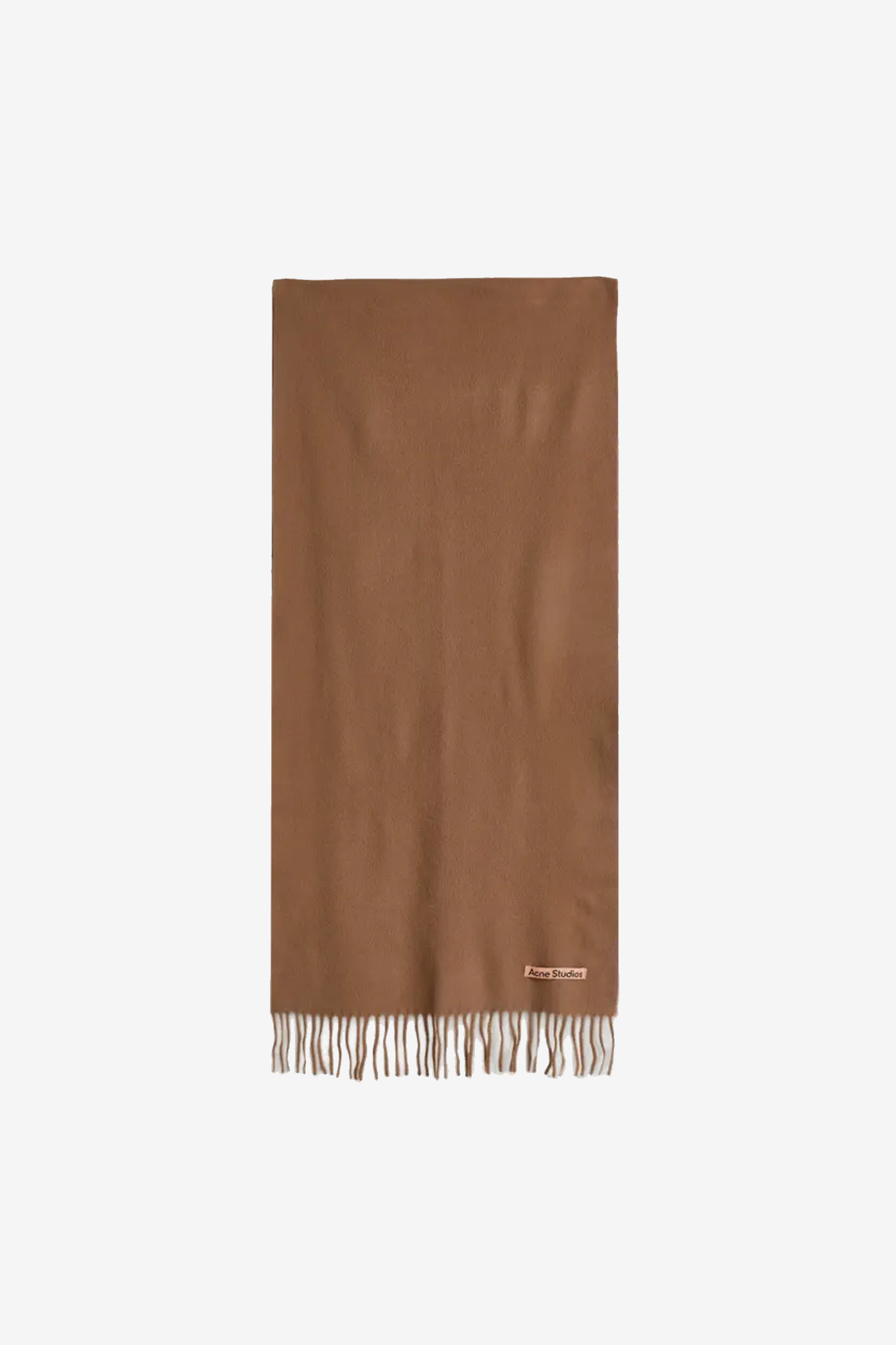 Acne Studios - 스카프/머플러 - (ACNE STUDIOS) FRINGE WOOL SCARF SLIM FN-UX-SCAR000218 CARAMEL BROWN