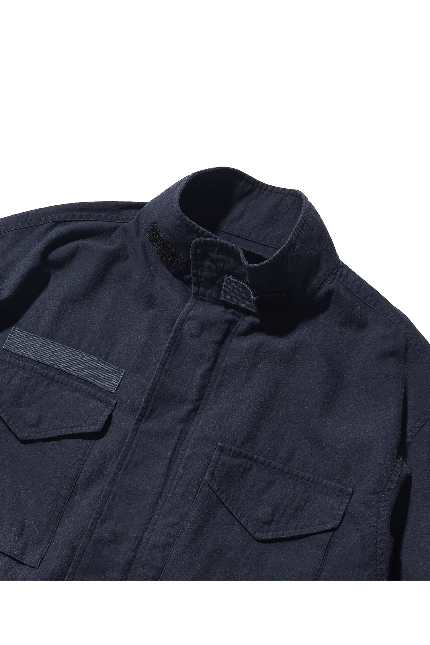 OURSELVES - 사파리/필드자켓 - (OURSELVES) Powder Washed M-65 Field Jacket - Navy