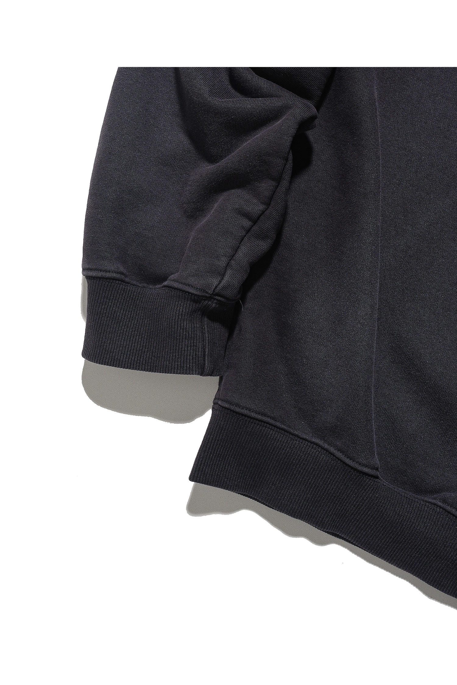 OURSELVES - 스웨트셔츠 - (OURSELVES) Washed Cotton Sweat Shirts (Graphic) Navy