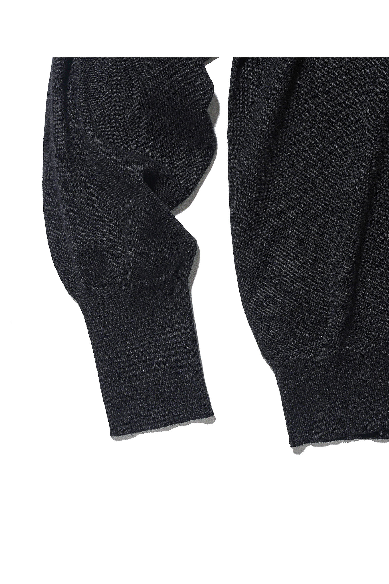 OURSELVES - 가디건 - (OURSELVES) Collar Cardigan Black