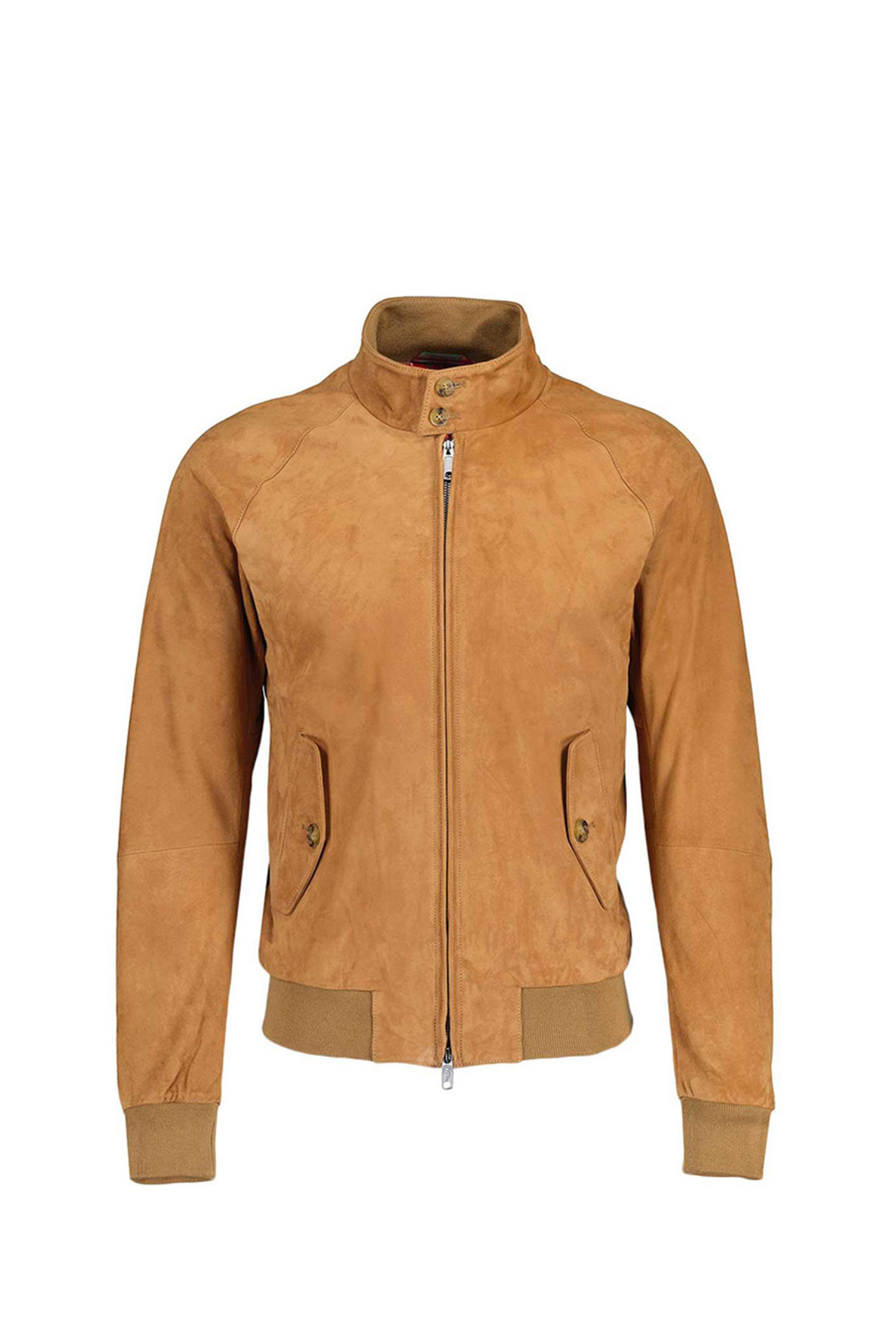 BARACUTA - 블루종/점퍼 - (BARACUTA) Winter G9 Suede - BRCPS0990 706 TOBACCO