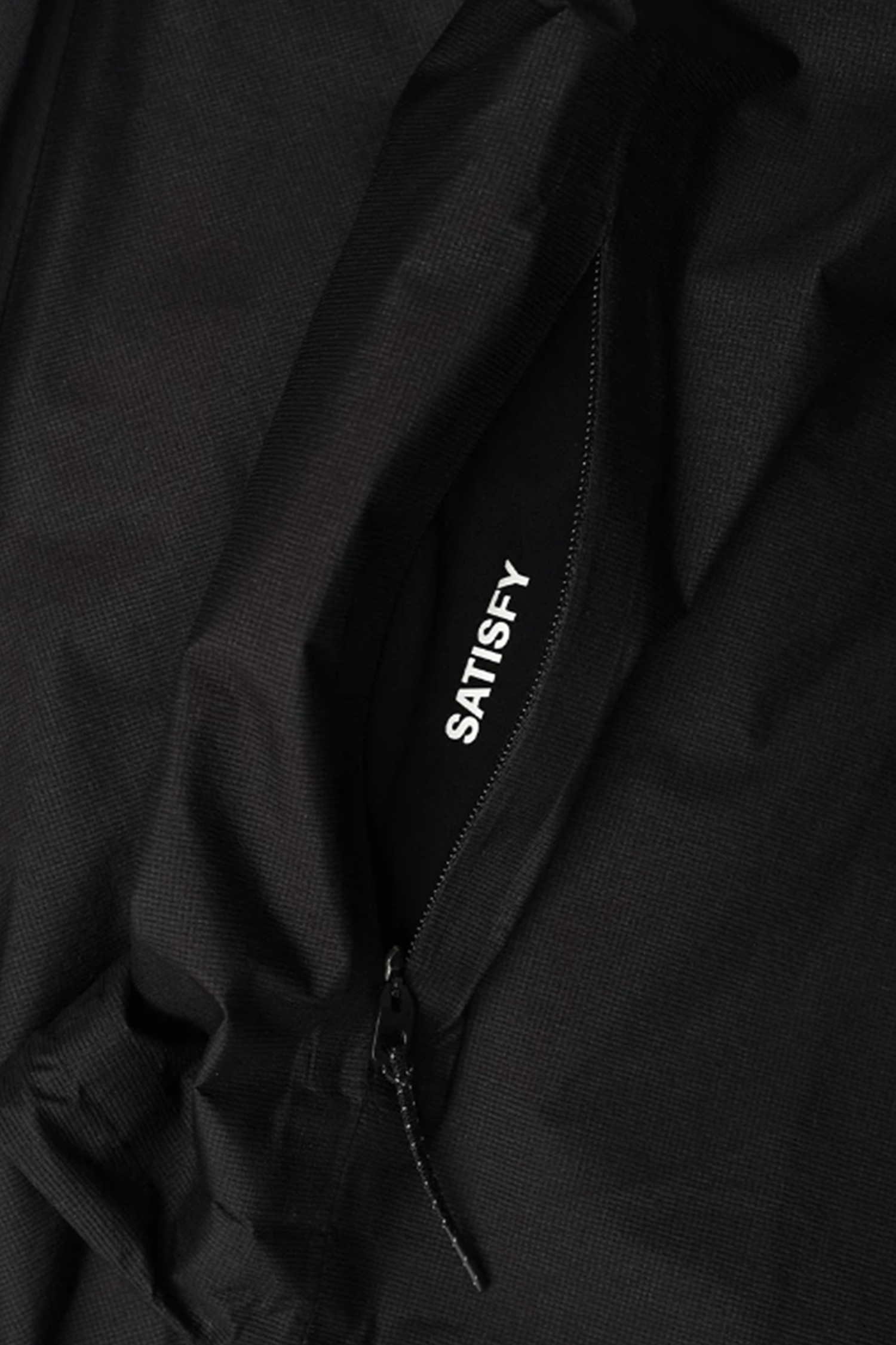 Satisfy - 고어자켓 - (SATISFY RUNNING) Pertex 3L Rain Fly Jacket - 11009 BK-SA Black