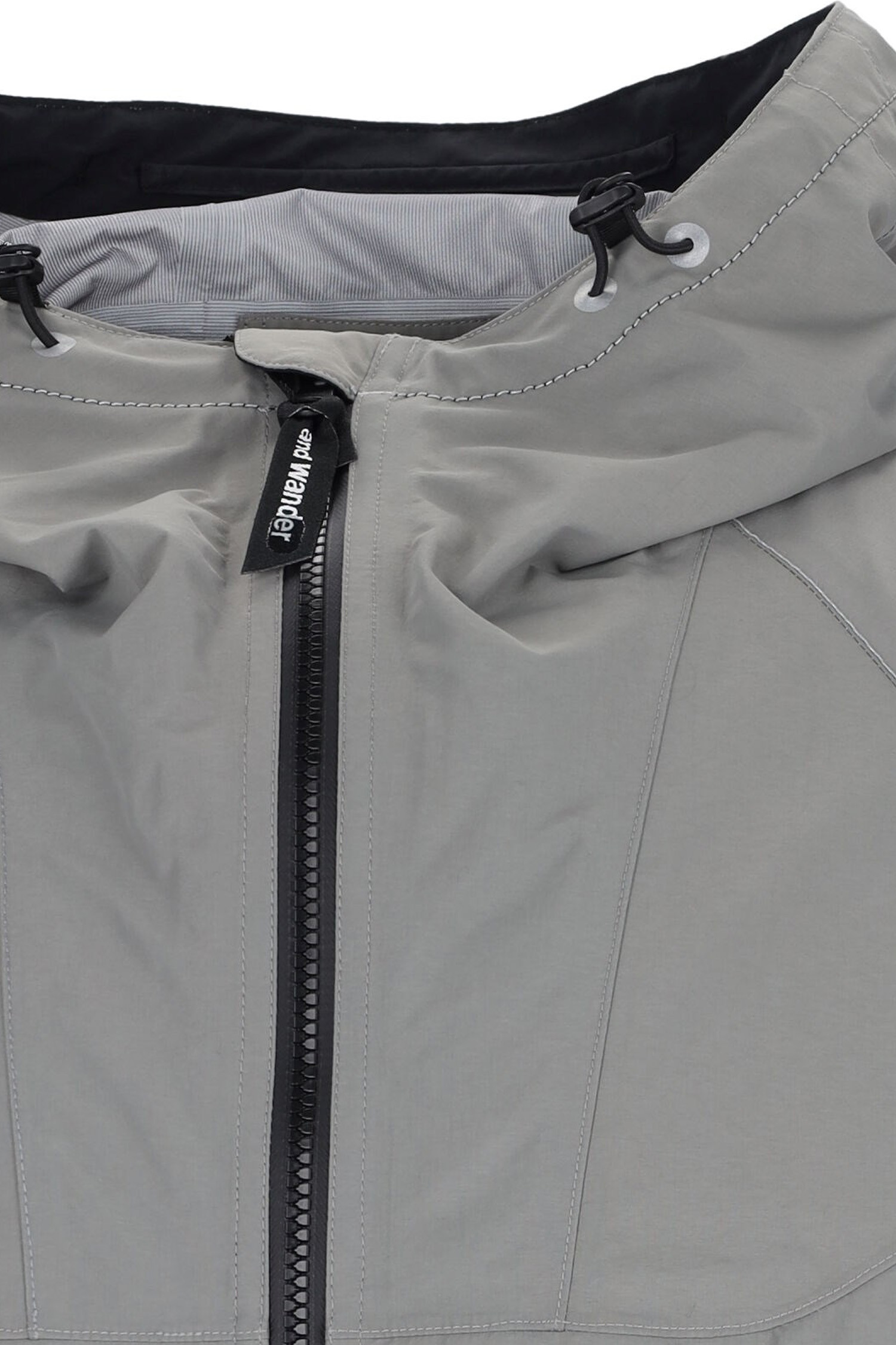 AND WANDER - 고어자켓 - (AND WANDER)  loose fitting rain jacket - 5744211198 020 GRAY