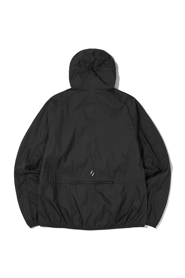 WELTER EXPERIMENT - 자켓/점퍼 - Nimbus Aeropack Windbreaker - WBESJP002  BLACK