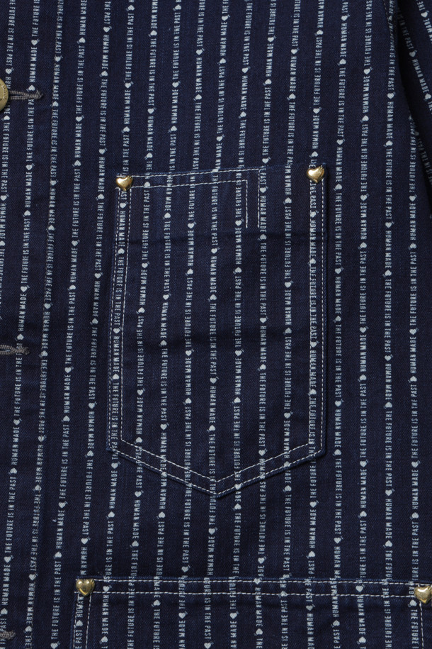 HUMAN MADE] WABASH COVERALL JACKET - INDIGO